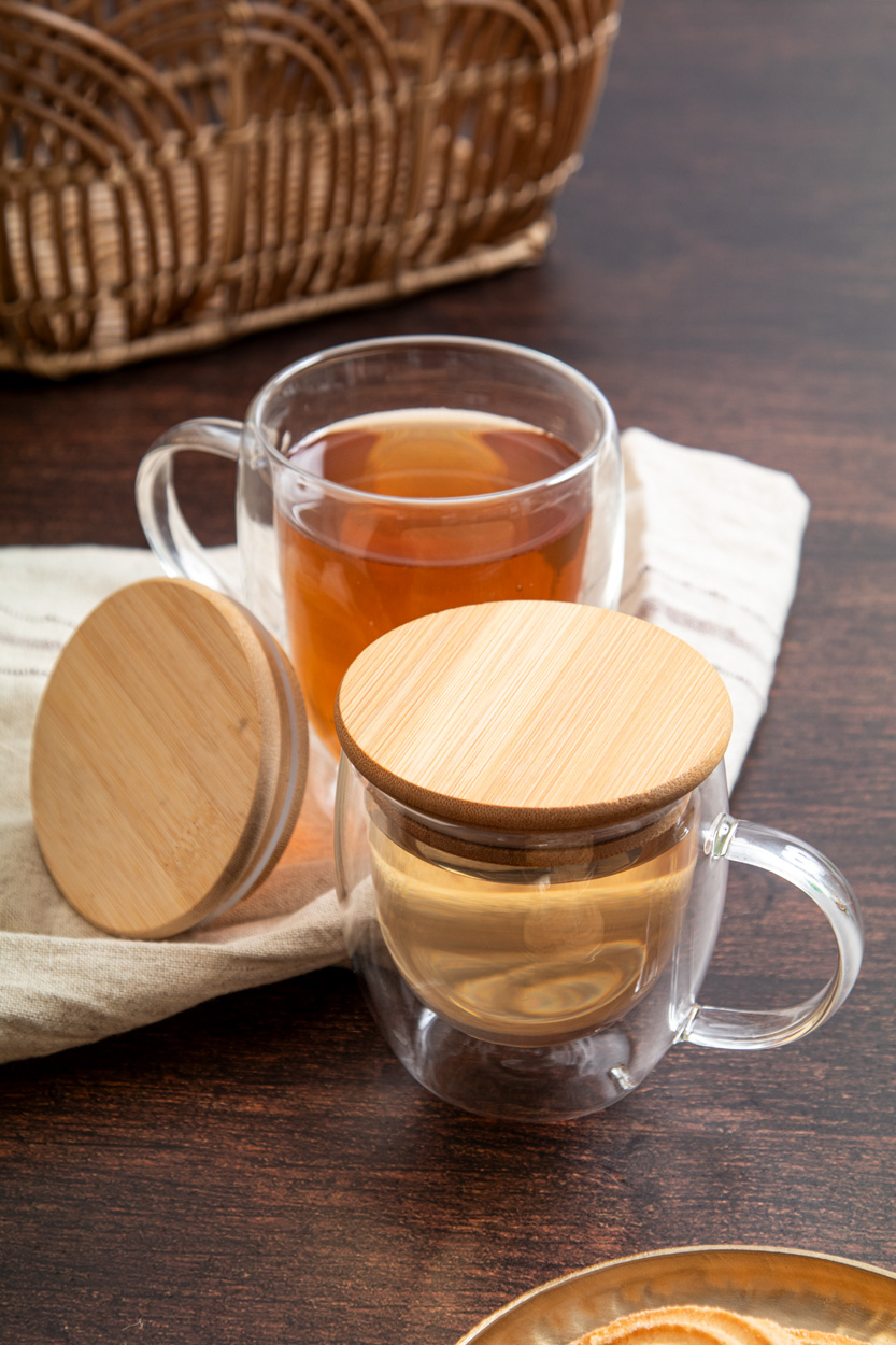 Szklany kubek termiczny P118112D