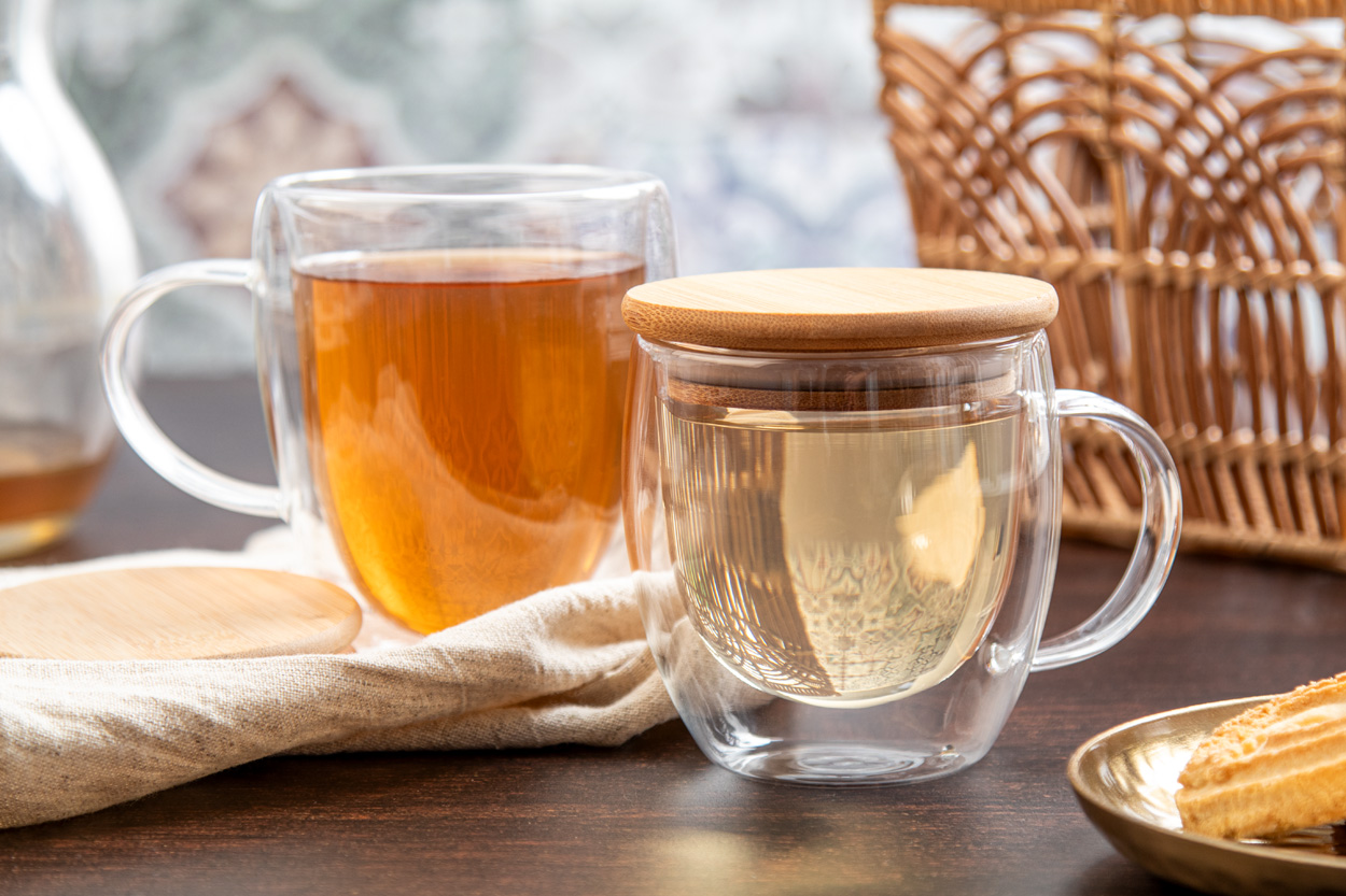 Szklany kubek termiczny P118112D