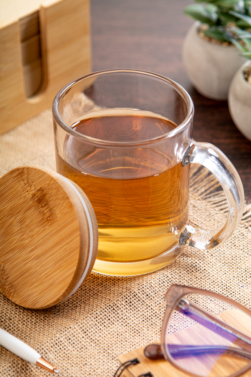 Szklany kubek z recyklingu P118302D