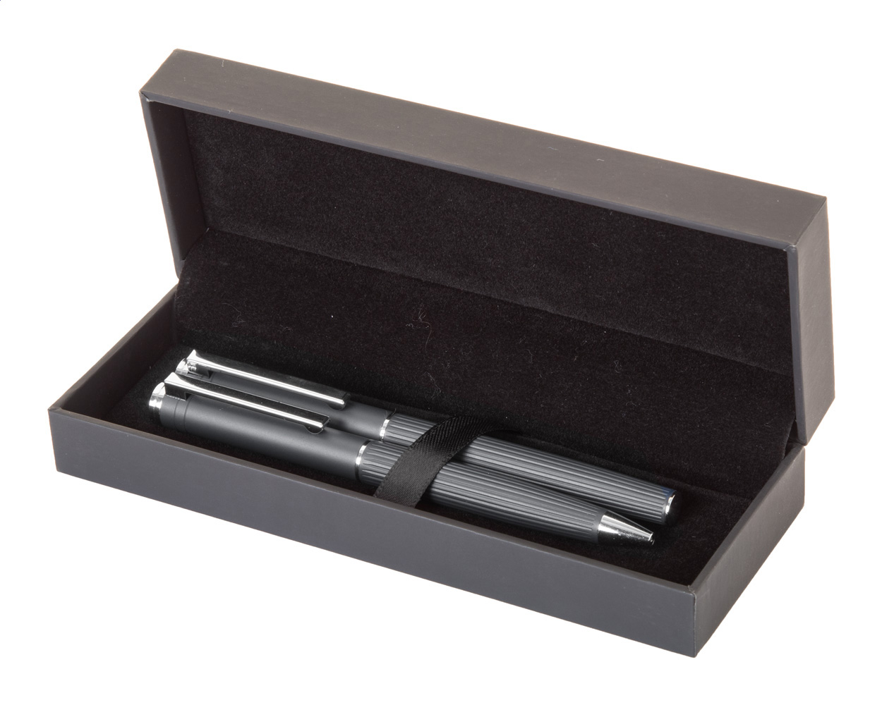 Zestaw piśmnienniczy P117036D szary