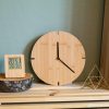Zegar ścienny z bambusa P117163D