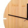 Zegar ścienny z bambusa P117163D