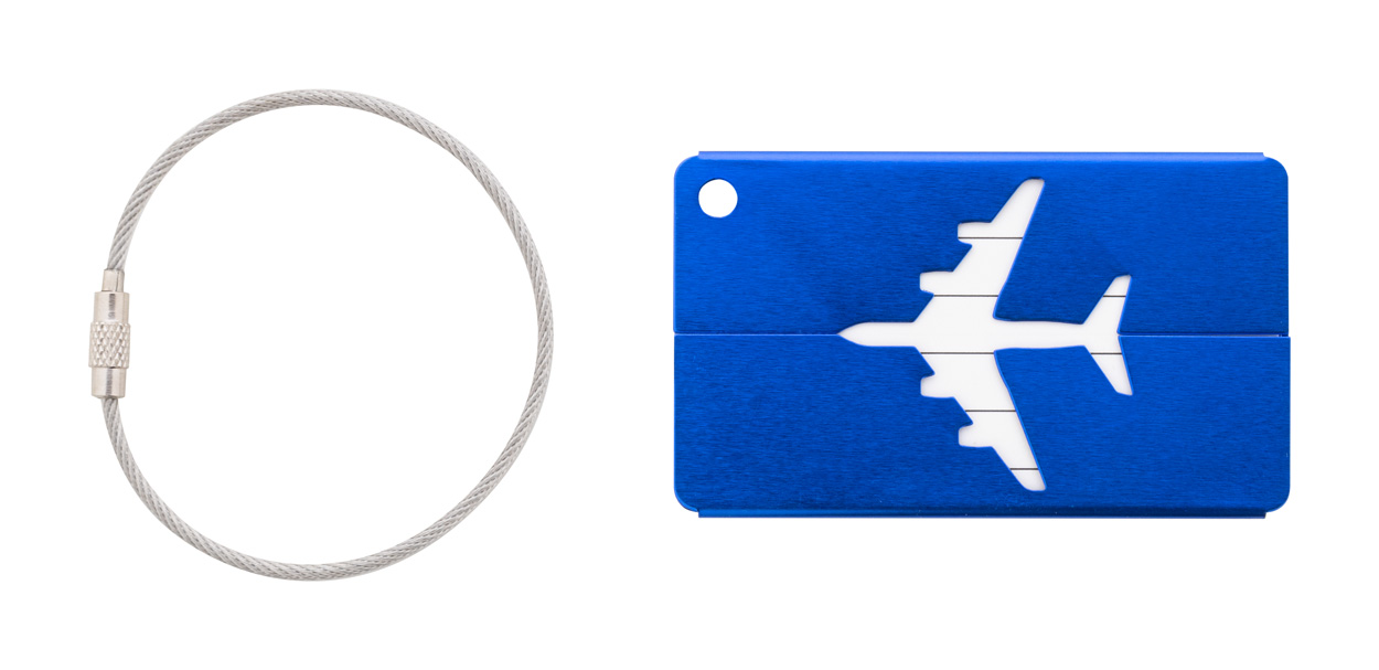 Zawieszka na bagaż P117785D niebieski Zawieszka na bagaż P117785D niebieski