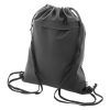 Worek ze sznurkami RPET P118682D czarny