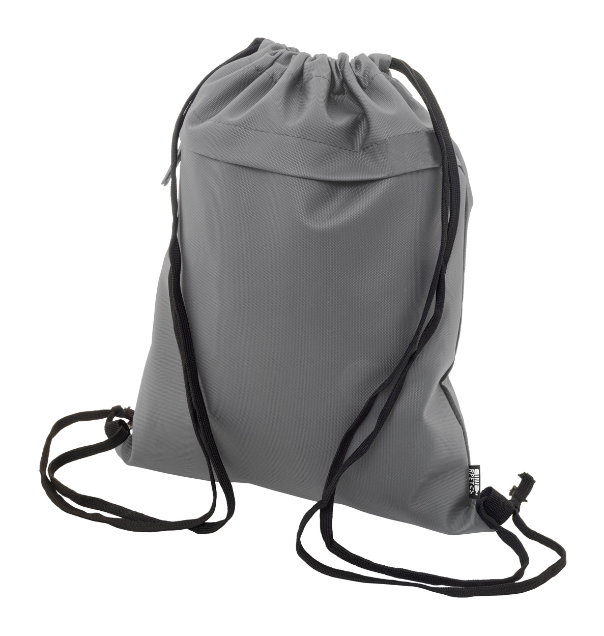 Worek ze sznurkami RPET P118682D szary