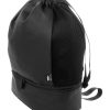 Worek ze sznurkami RPET P118687D czarny