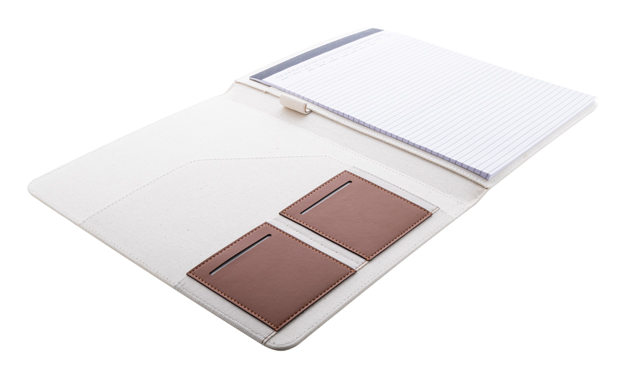 Teczka na dokumenty z płótna pochodzącego z recyklingu P118887D