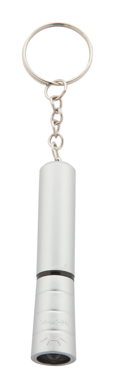 Mini latarka P111969D srebrny