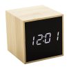 Bambusowy zegar z alarmem P114476D