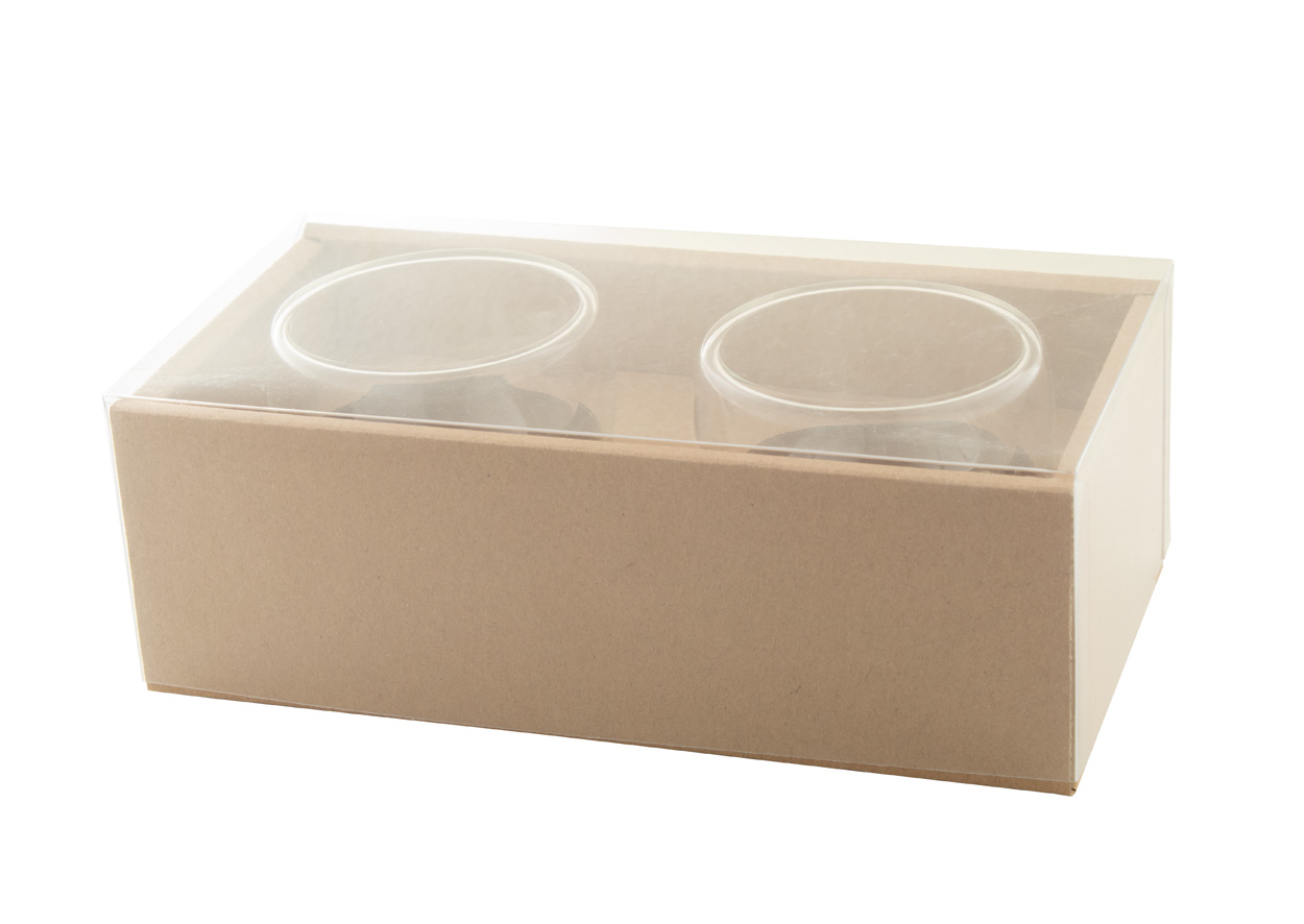 Szklany zestaw do espresso / filiżanki P114639D