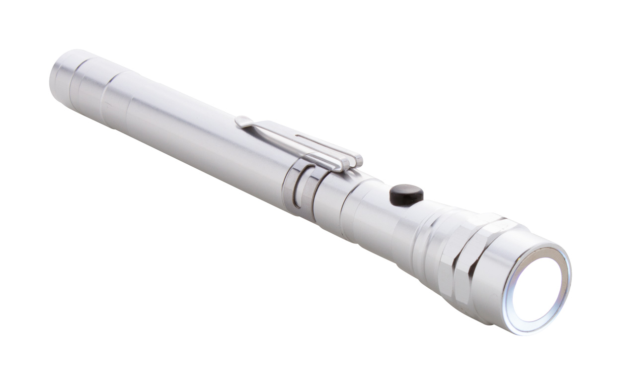 Latarka rozsuwana P116686D srebrny