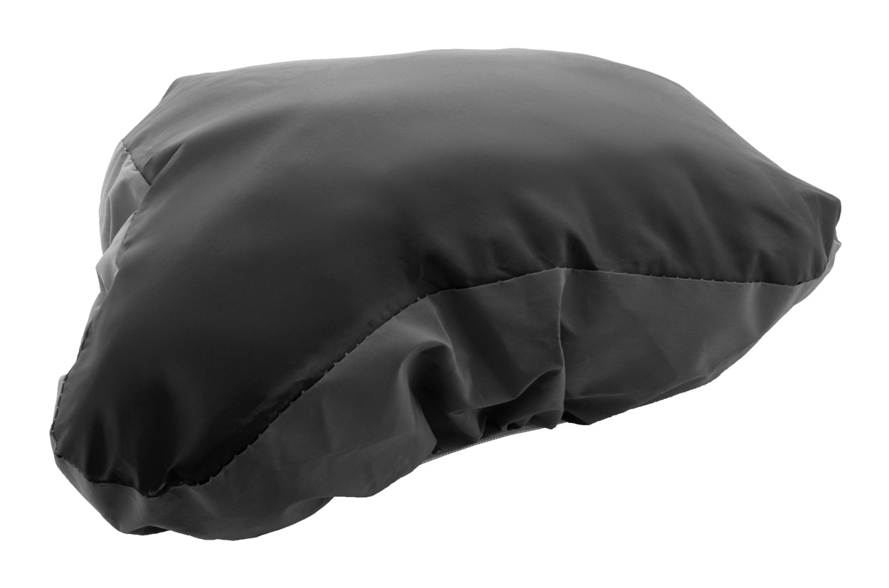 Odblaskowy pokrowiec na siodełko RPET P118276D czarny