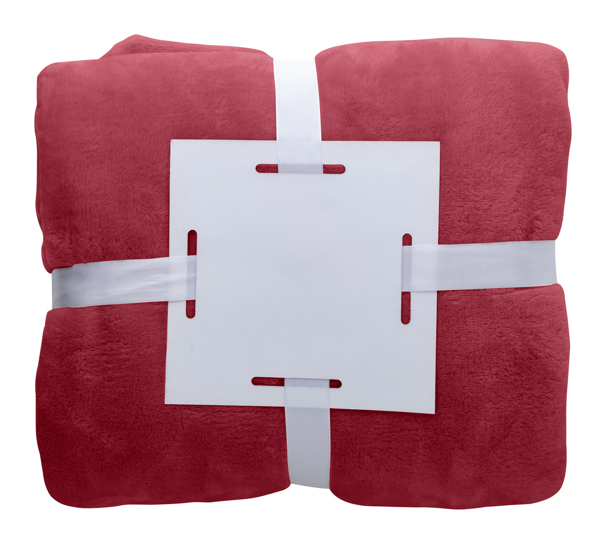 Koc flanelowy P114309D burgund