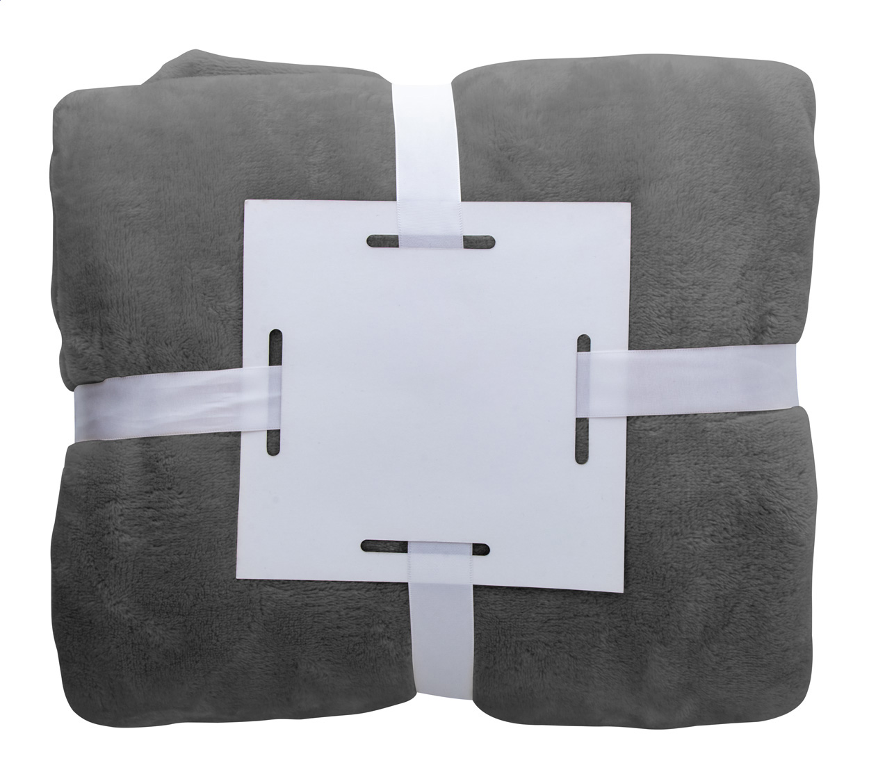 Koc flanelowy P114309D popielaty