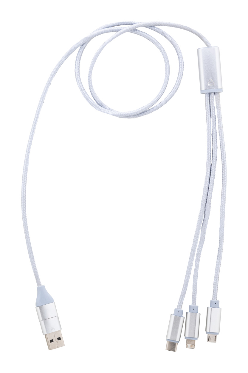 Kabel USB do ładowania P118954D srebrny