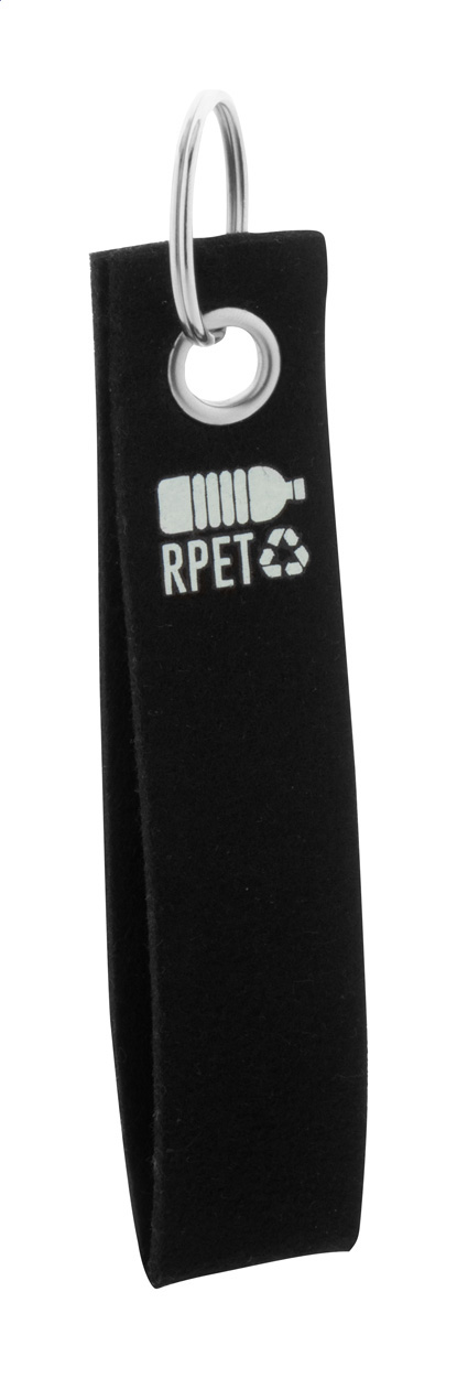 Brelok RPET P117413D czarny