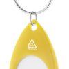 żeton / brelok RPET P117417D żółty