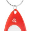 żeton / brelok RPET P117417D czerwony