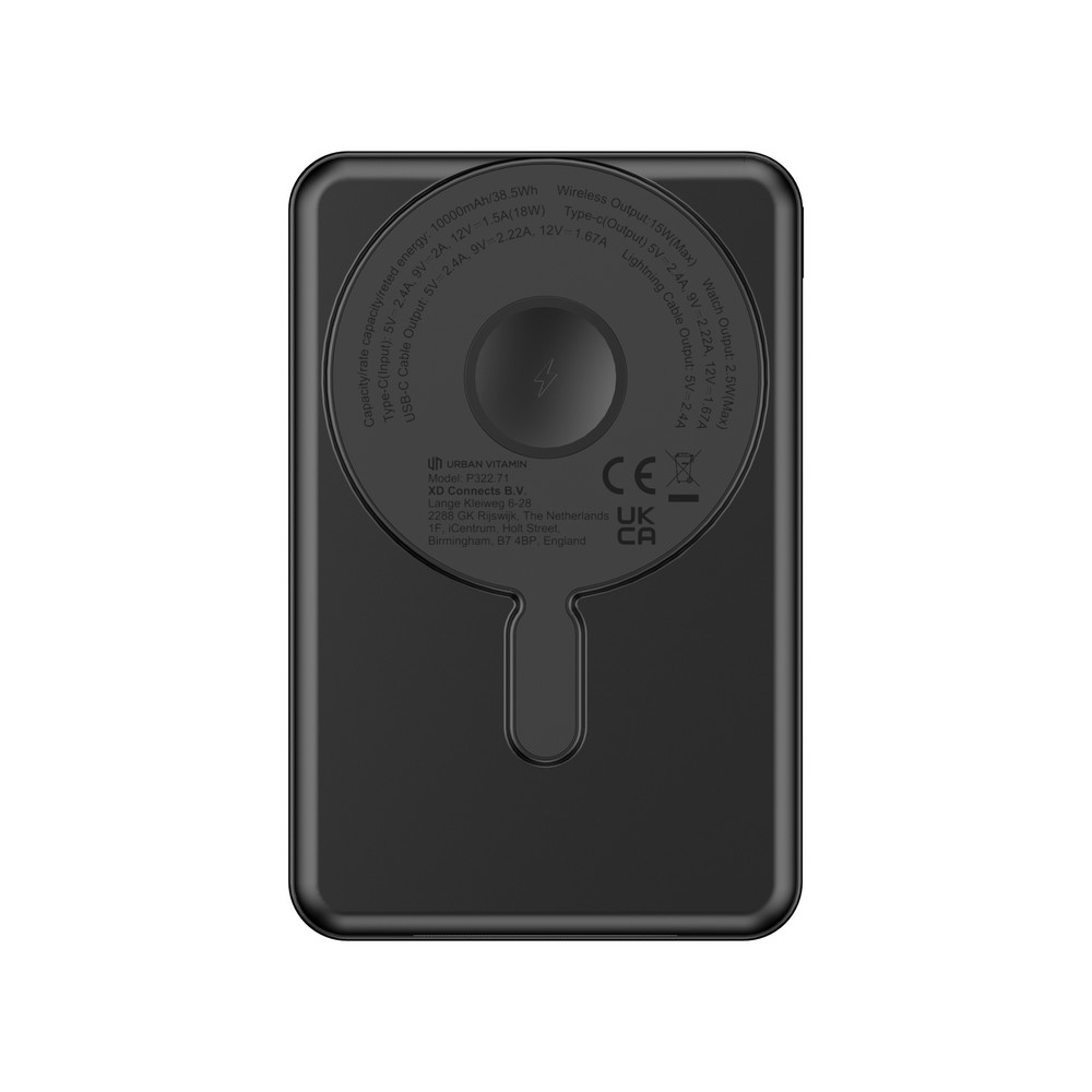 Power bank 10000 mAh, ładowarka bezprzewodowa Urban Vitamin Delano P109372X