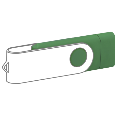 Pamięć USB PD-6 OTG P061196U ciemnozielony / miks kolorów