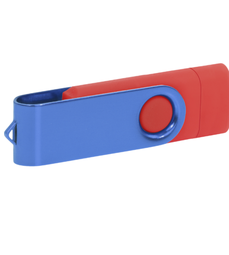 Pamięć USB PD-6 OTG P061196U czerwony / niebieski