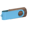 Pamięć USB PD-6 Wood P060499U brąz / błękitny