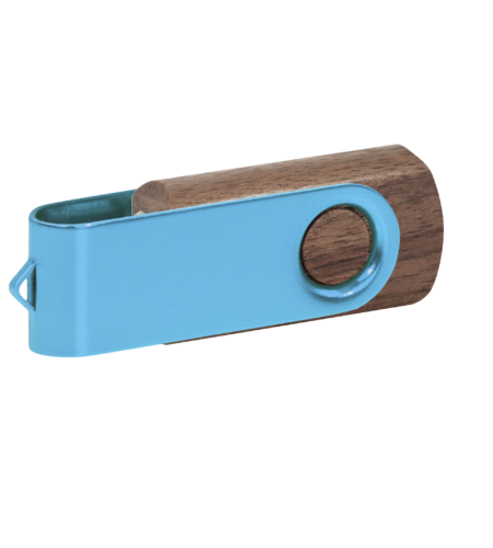 Pamięć USB PD-6 Wood P060499U brąz / błękitny