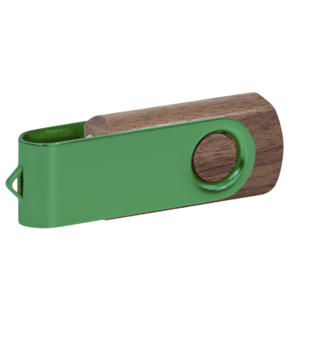 Pamięć USB PD-6 Wood P060499U brąz / ciemnozielony