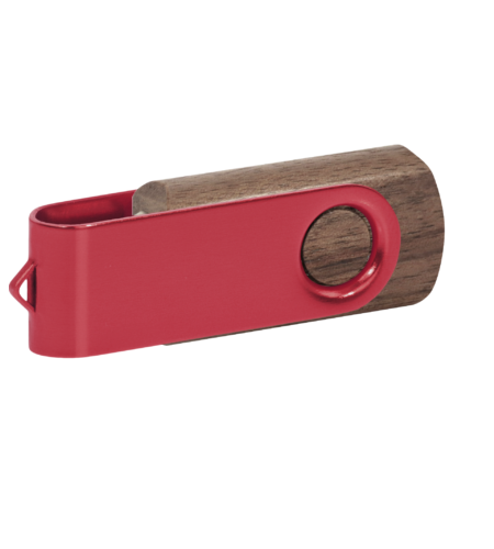 Pamięć USB PD-6 Wood P060499U brąz / czerwony