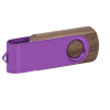 Pamięć USB PD-6 Wood P060499U brąz / fioletowy
