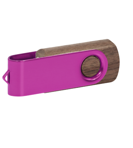 Pamięć USB PD-6 Wood P060499U brąz / różowy