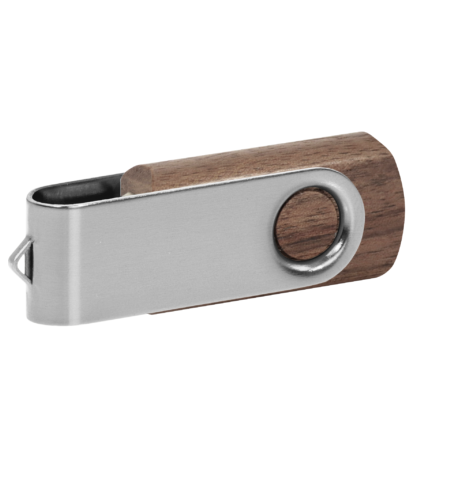 Pamięć USB PD-6 Wood P060499U brąz / srebrny