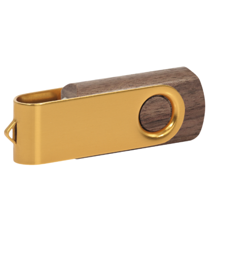 Pamięć USB PD-6 Wood P060499U brąz / złoty