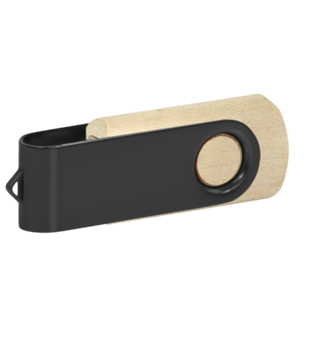 Pamięć USB PD-6 Wood P060499U jasny brąz / czarny