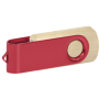 Pamięć USB PD-6 Wood P060499U jasny brąz / czerwony