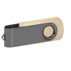 Pamięć USB PD-6 Wood P060499U jasny brąz / grafitowy