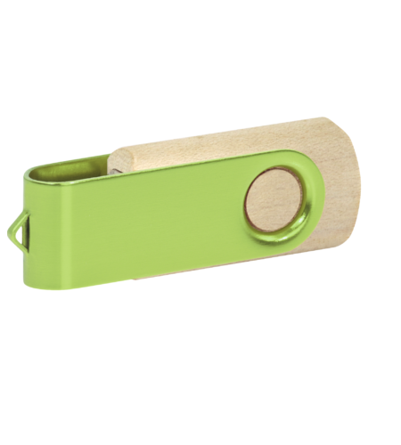 Pamięć USB PD-6 Wood P060499U jasny brąz / jasnozielony