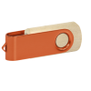 Pamięć USB PD-6 Wood P060499U jasny brąz / pomarańczowy