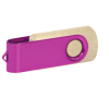 Pamięć USB PD-6 Wood P060499U jasny brąz / różowy