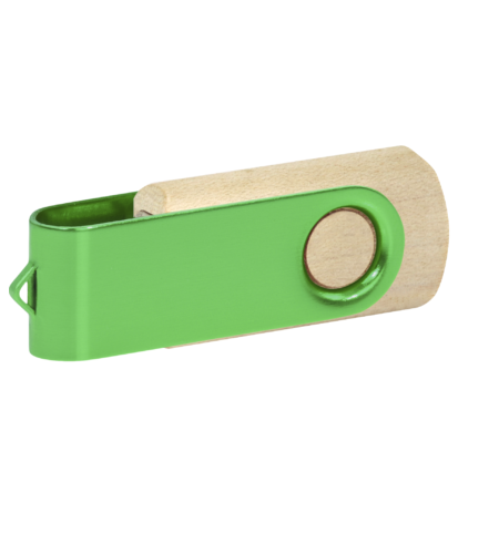 Pamięć USB PD-6 Wood P060499U jasny brąz / zielony