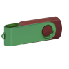 Pamięć USB PD-6 Wood P060499U mahoń / ciemnozielony