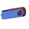 Pamięć USB PD-6 Wood P060499U mahoń / niebieski