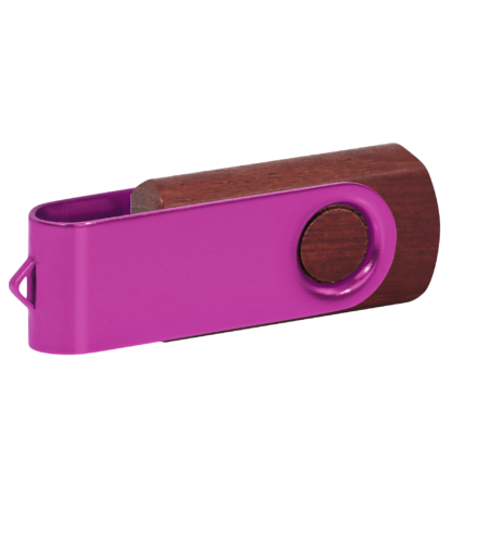 Pamięć USB PD-6 Wood P060499U mahoń / różowy