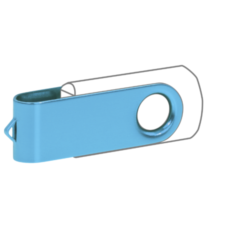 Pamięć USB PD-6 Wood P060499U miks kolorów / błękitny