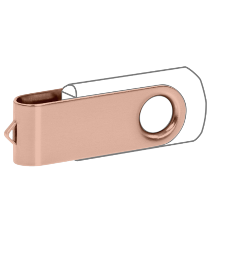 Pamięć USB PD-6 Wood P060499U miks kolorów / rose gold