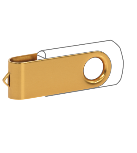 Pamięć USB PD-6 Wood P060499U miks kolorów / złoty