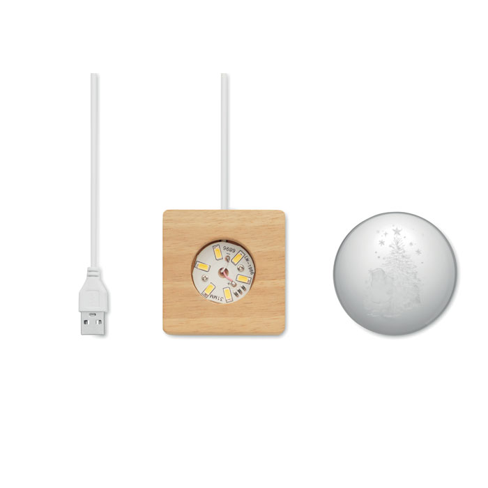 Świąteczna owa kula LED P067301O