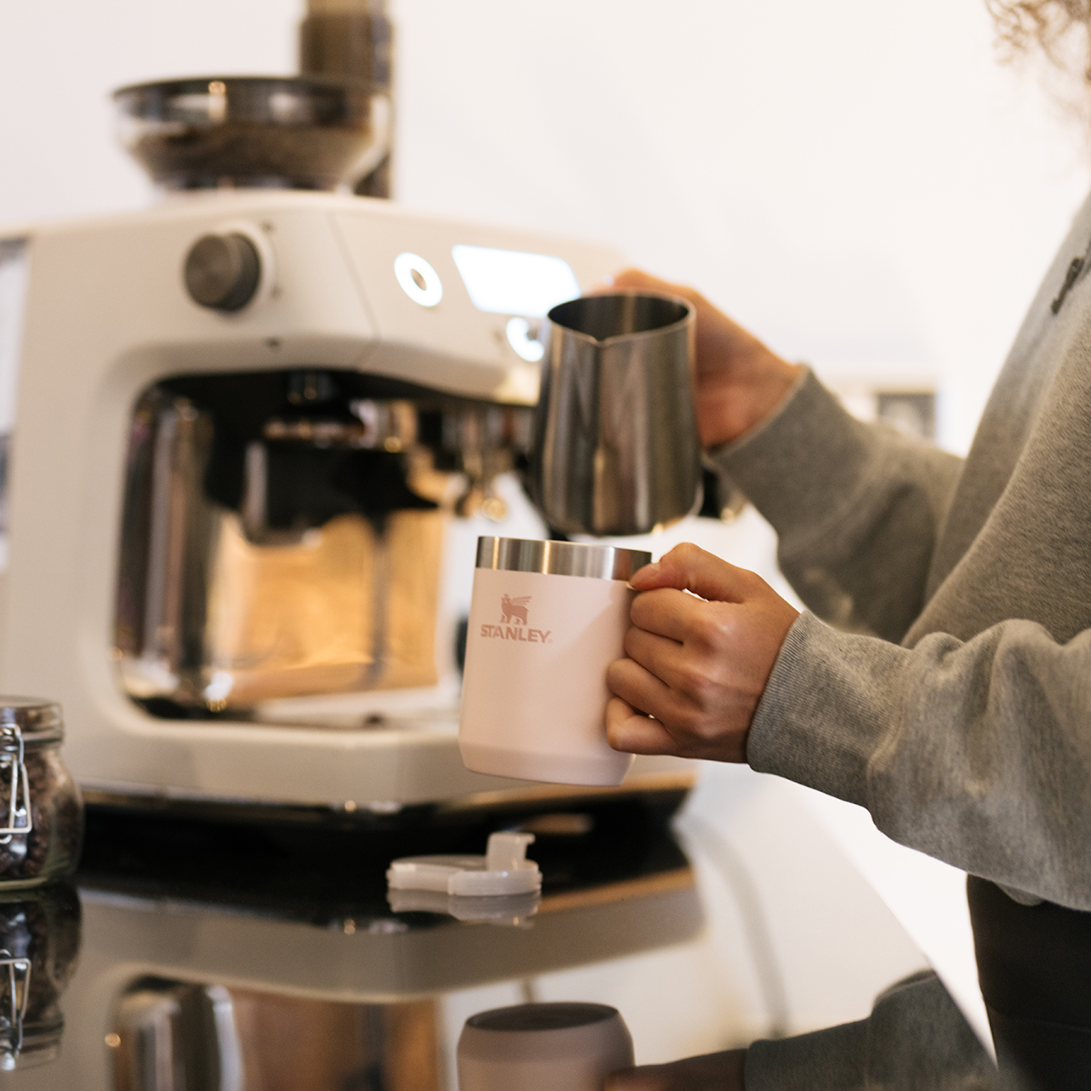 Kubek z uchem Everyday Camp Mug 0.23 L Rose Quartz Stanley P120722P