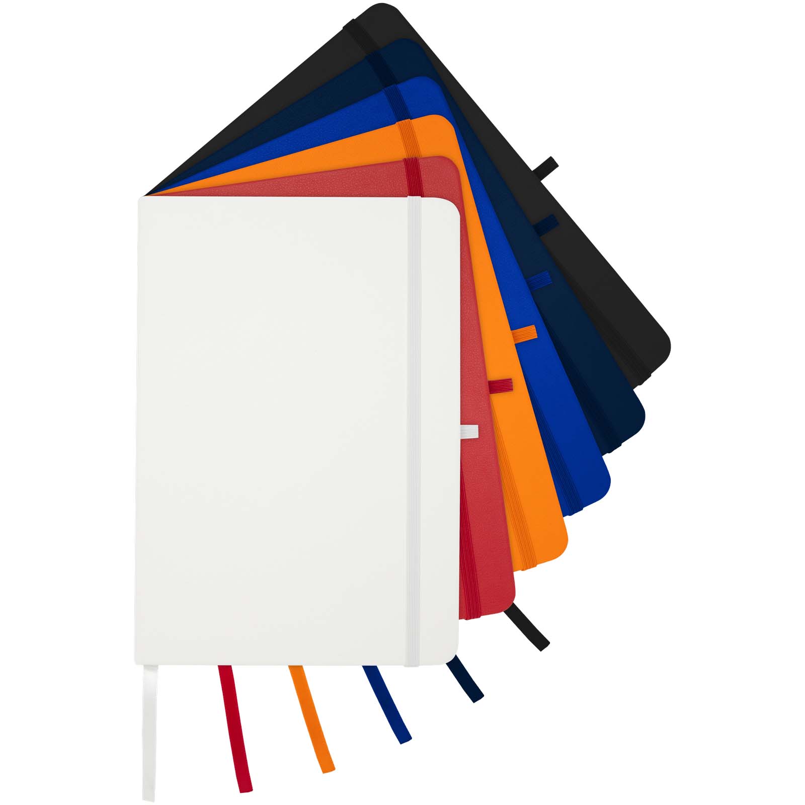 Teak notatnik A5 z twardą okładką z materiałów z recyklingu i stronami w linie P100624C PFC-106013-W