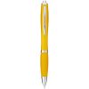 Długopis z kolorowym korpusem i uchwytem Nash P068127C żółty